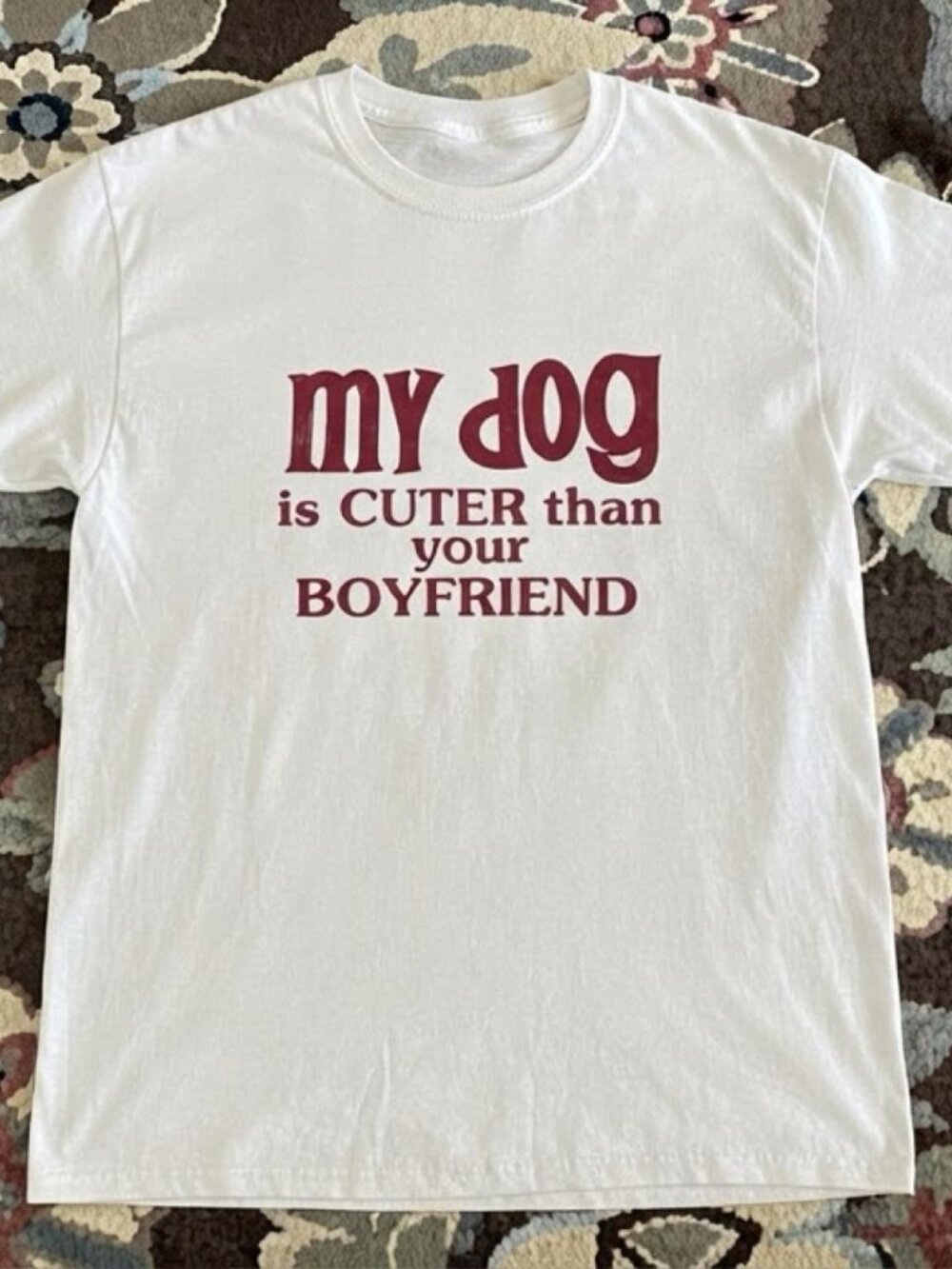 My Dog Is Cuter Graphic T-Shirt – Funny Dog Lover Quote Tee